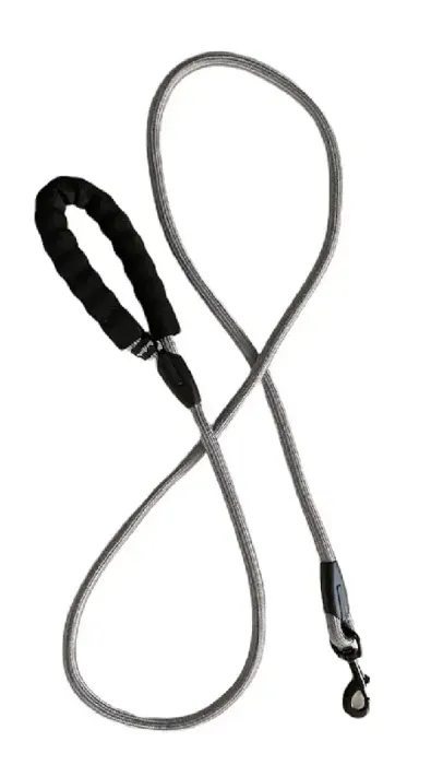 Bark Appeal 4' Gray Rope Leash