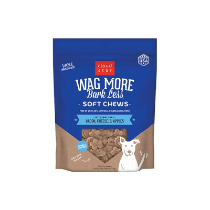 Wag More Soft&Chewy Bcn/Chz/Apl 6oz.