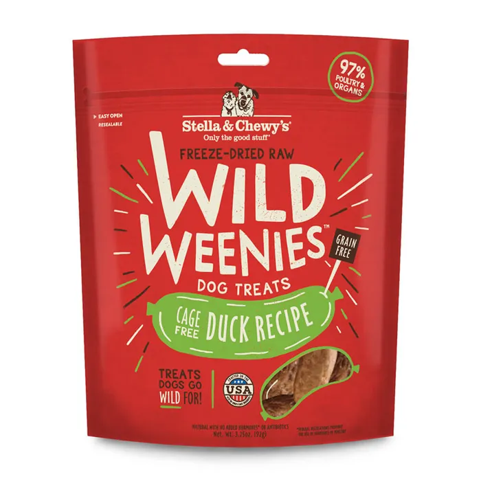 Stella & Chewy's FD Wild Weenies Duck 3.25oz