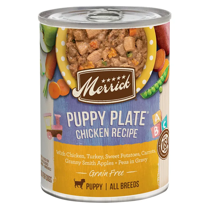 Merrick Dog Chicken Puppy Plate 12.7oz