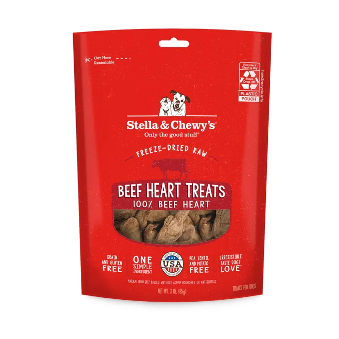 Stella & Chewy's FD Beef Heart Treat 3oz