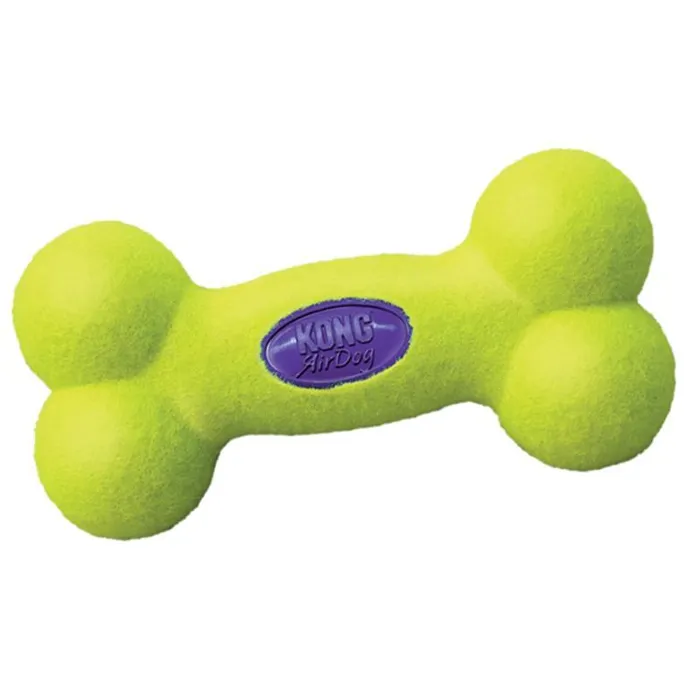Air Kong Squeaker Bone Medium Yellow