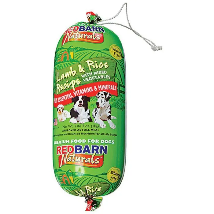 Redbarn Roll Lamb & Rice Medium 2.3 Lbs
