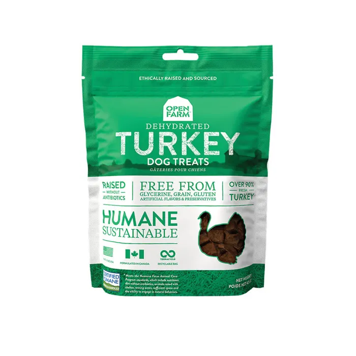 Open Farm Dog Turkey Dehydrated Treat 4.5oz