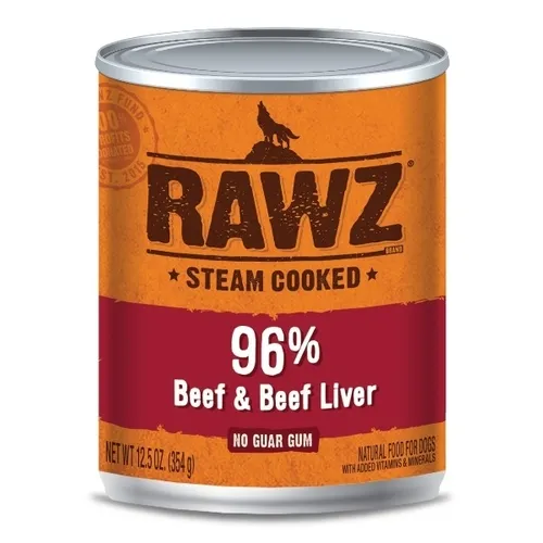 Rawz Dog 96% Beef & Beef Liver 12.5oz
