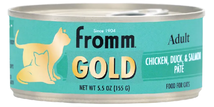 Fromm Cat Can Gold Pate Adult Ckn/duck/slmn 3-oz