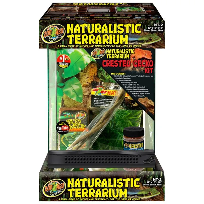 ZooMed Natural Terrarium Crested Gecko Kit