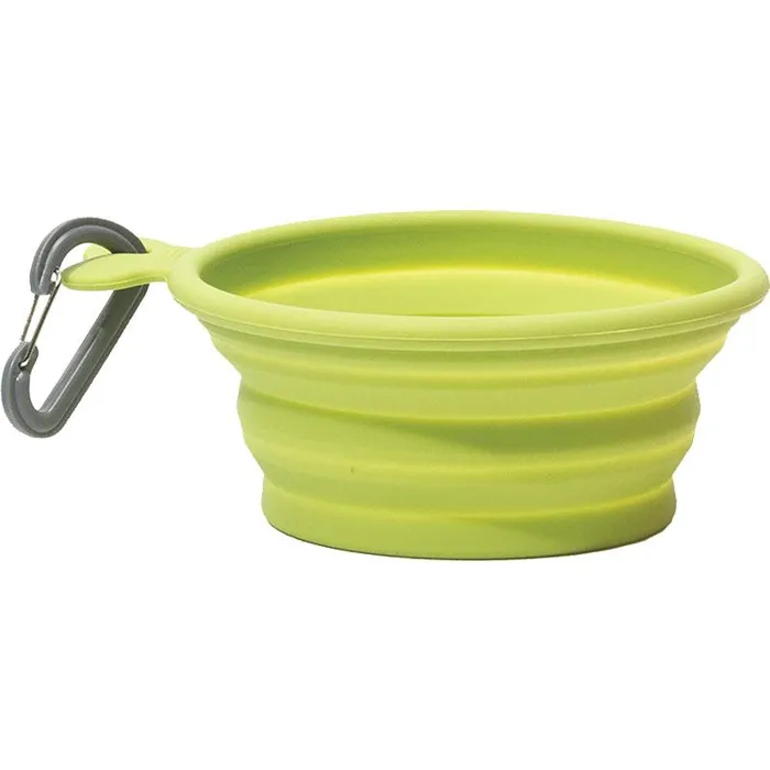 Messy Mutts Collapsible Bowl Green 3 cups