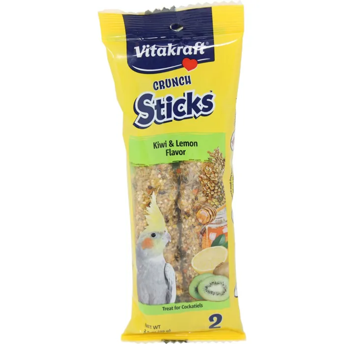 Vitakraft Cockatiel Sticks Kiwi/Lemon 3.5oz