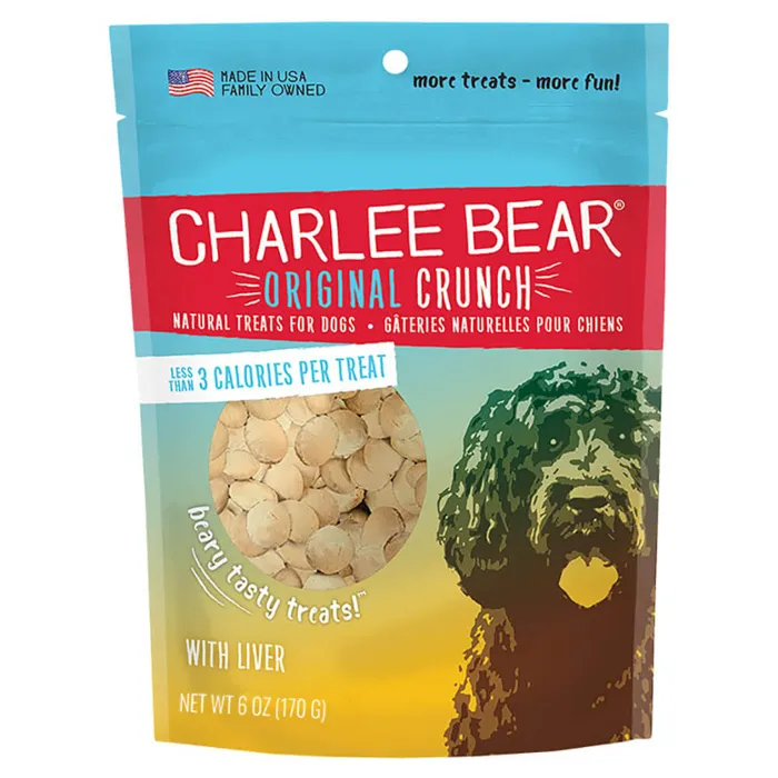 Charlee Bear Liver Dog Treat 6 Oz