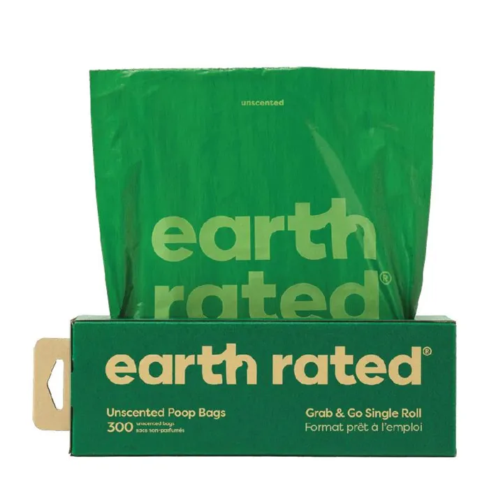 Earth Rated Poop Bags Unscented 300 ct