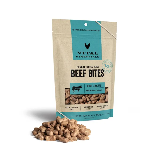 Vital Essentials FD Treat Beef Bites 6.2oz