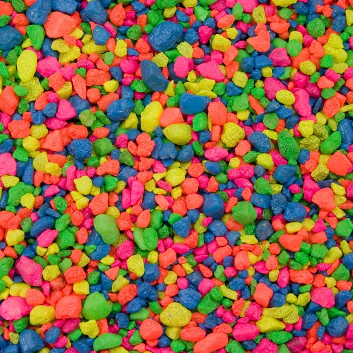 Perma Glo Neon Rainbow Gravel 5 Lbs