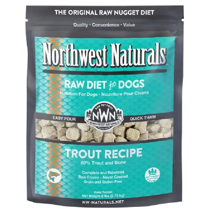 Northwest Naturals Frozen Nuggets Trout 6#