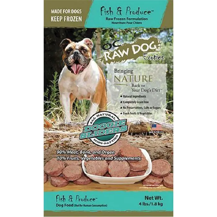 OC Raw Frozen Fish Sliders 4#