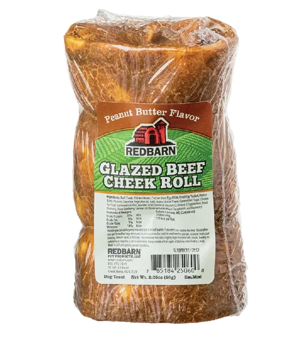 Redbarn Beef Cheek Roll PB Small