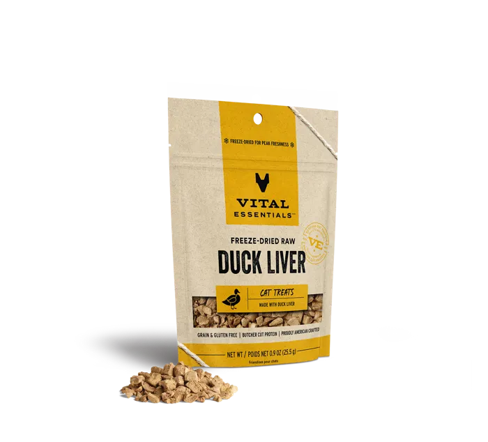 VE Cat Duck Liver FD Treat 0.9oz