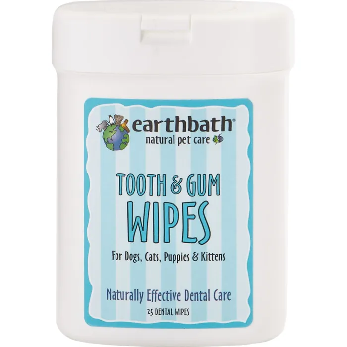 EarthBath Wipes Tooth and Gum 25Pk