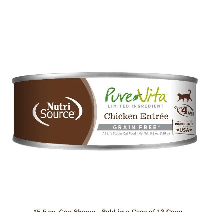 Nutrisource Cat Pure Vita Chicken & Liver 5.5oz