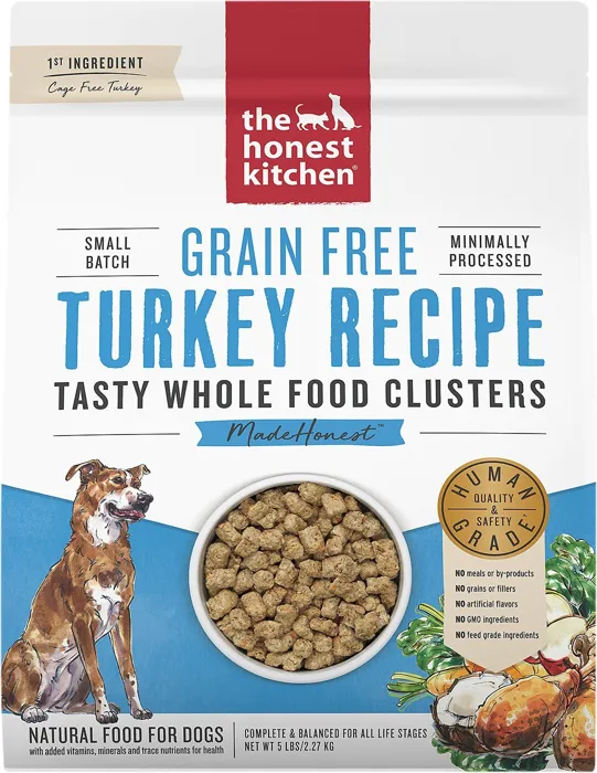 Honest Kitchen Dog Clusters GF Turkey 5#