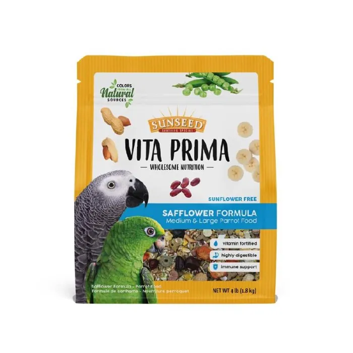 Sunseed Vita Prima Safflower Med/Large Parrot 4#