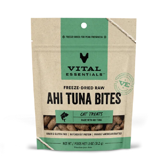 Vital Essentials Cat Treat Ahi Tuna 1oz