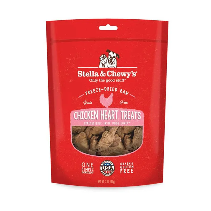 Stella & Chewy's Freeze Dried Chicken Hearts 3oz