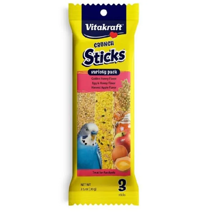 VK Keet Crunch Sticks Honey/Egg/Apple 3pk