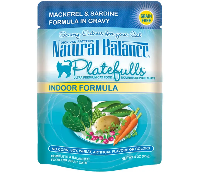 Natural Balance Pouch Cat Mackerel & Sardine 3 oz