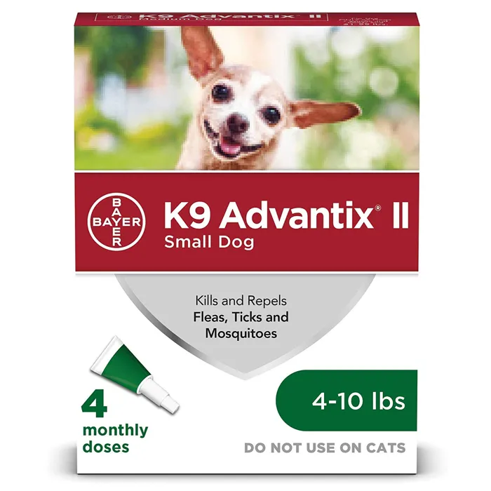 Bayer Advantix II Small Dog 4-10# 4pk