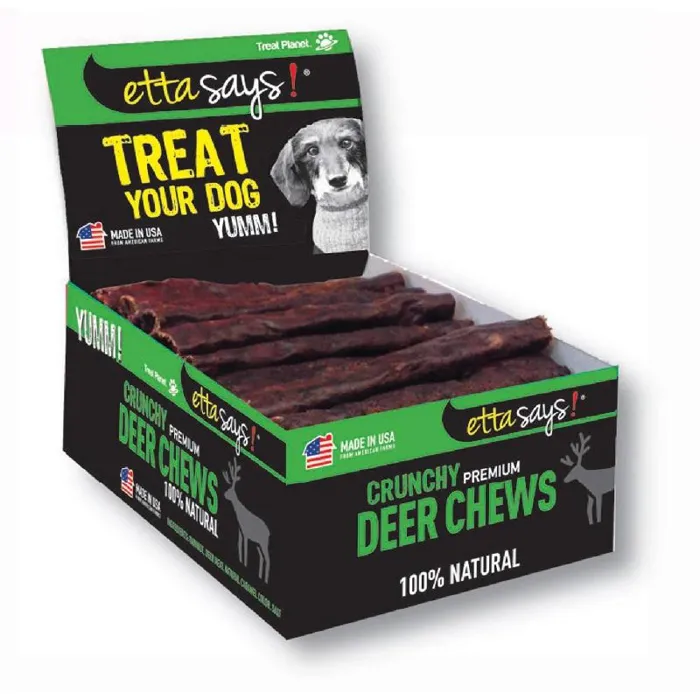 Etta Says Crunchy Deer Chews 4"