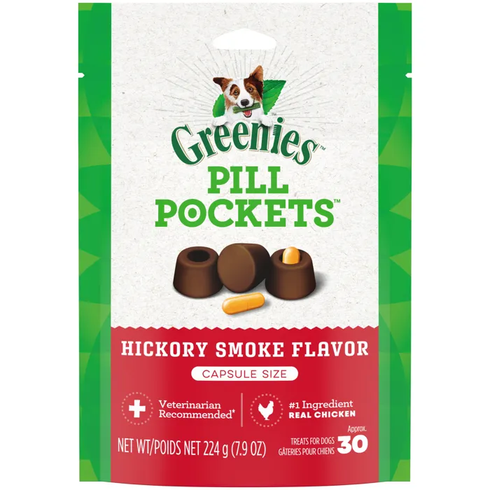 Greenies Pill Pockets Dog Hickory 7.9oz