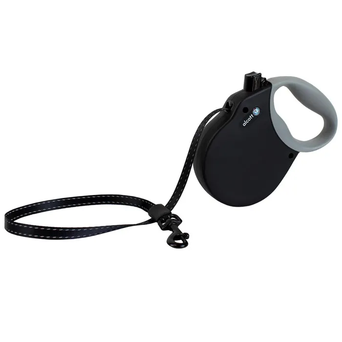 Alcott Adventure Retract Leash Black Large