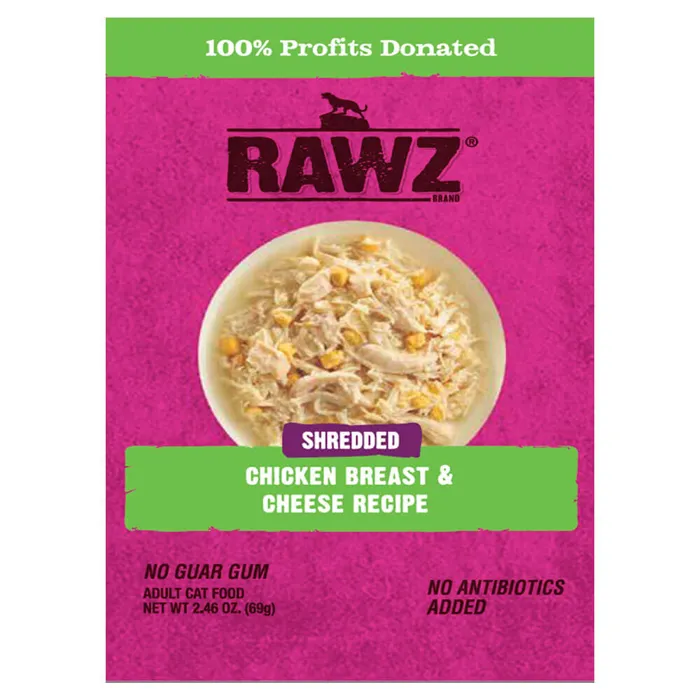 Rawz Cat Shredded Chicken/Cheese 2.46oz