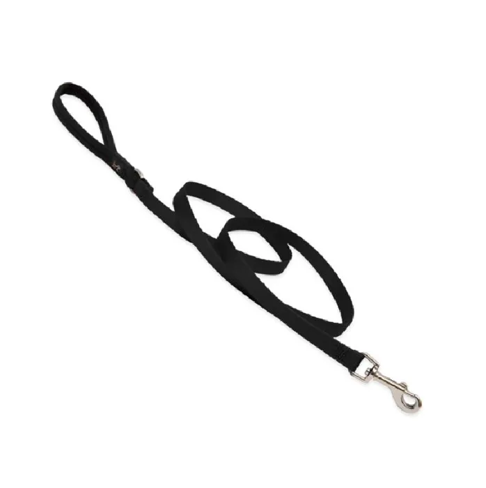 Lupine 1/2" Black  6' Leash