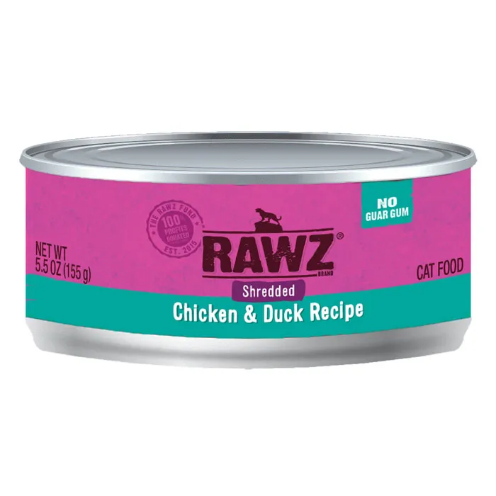 Rawz Cat Shredded Chicken/Duck 5oz