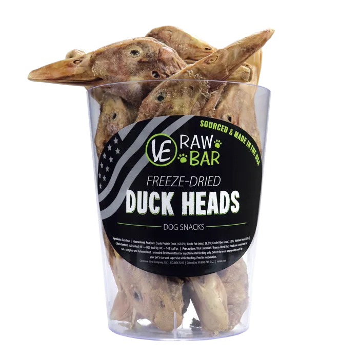 Vital Essentials Raw Bar FD Duck Head