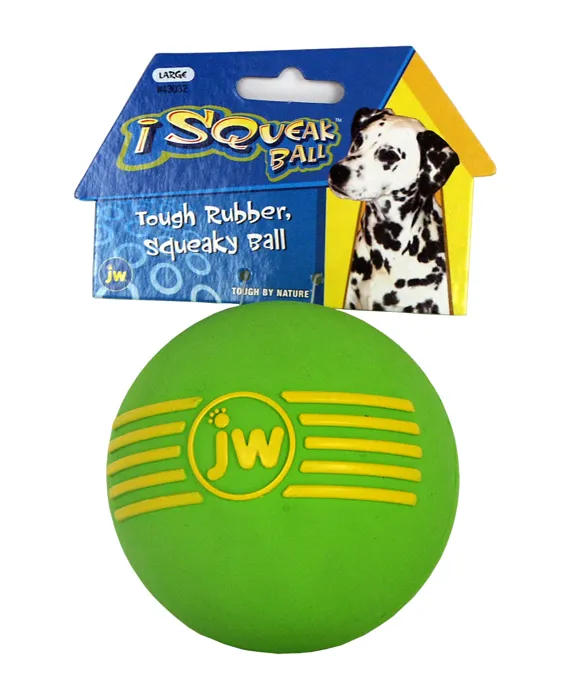 JW Pet Toy ISqueak Ball Large