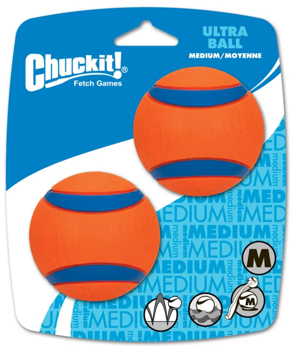 ChuckIt Ultra Rubber Ball 2 Pack