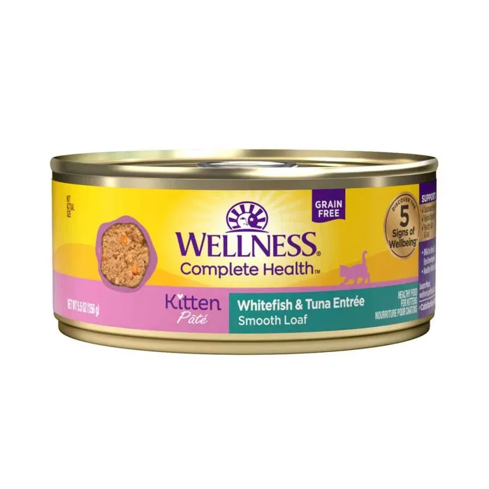 Wellness Cat Pate Kitten Whitefish/Tuna 5.5oz