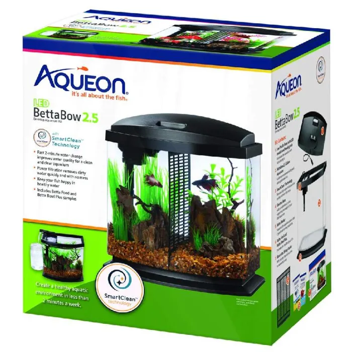 Aqueon Betta Bow Smartclean Kit 2.5 Gallon