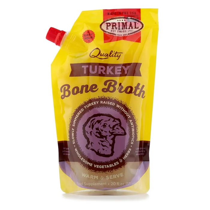 Primal Frozen Turkey Bone Broth 20oz