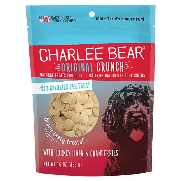 Charlee Bear Dog Treat Turkey/Cranberry 16oz