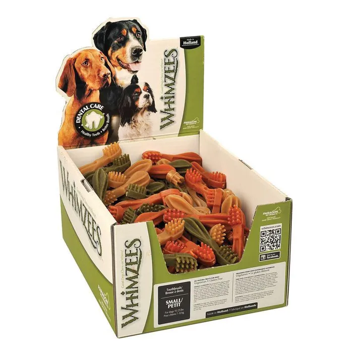 Whimzees Brushzees Toothbrush Small 3.4"