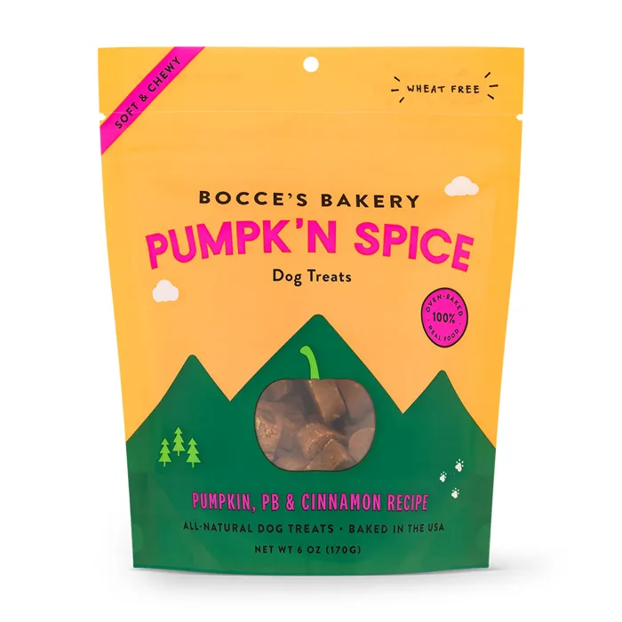 Bocce's Bakery Camping Soft & Chewy Pumpk'n Spice