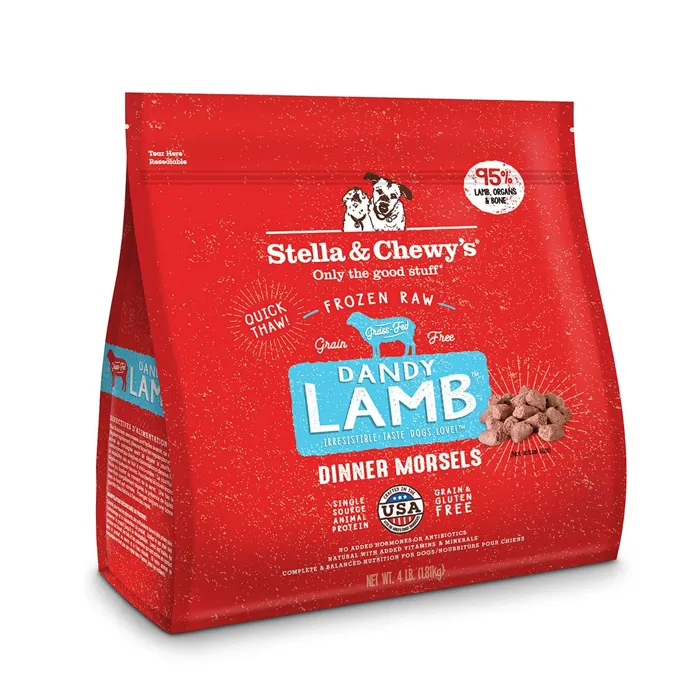 Stella & Chewy's Frozen Lamb Morsels 4#