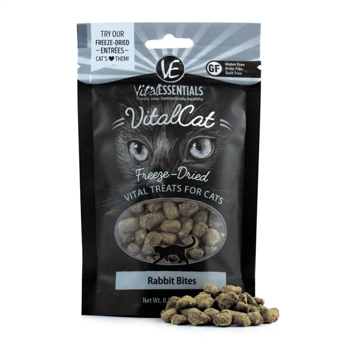 Vital Essentials Cat Treat Rabbit Bites .9oz