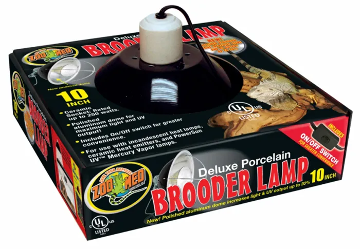 ZOO PORC BROODER LAMP 10" BLK