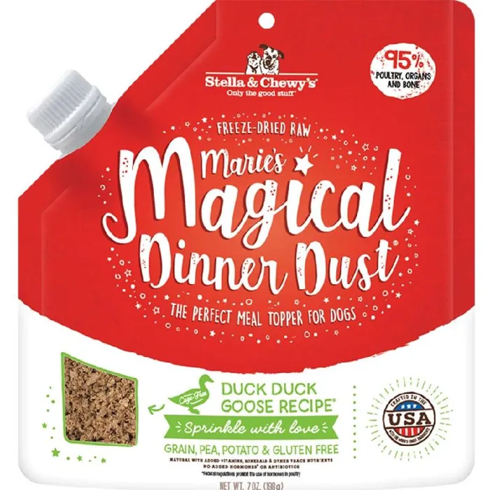 Stella & Chewy's Dog Dinner Dust Duck 7oz