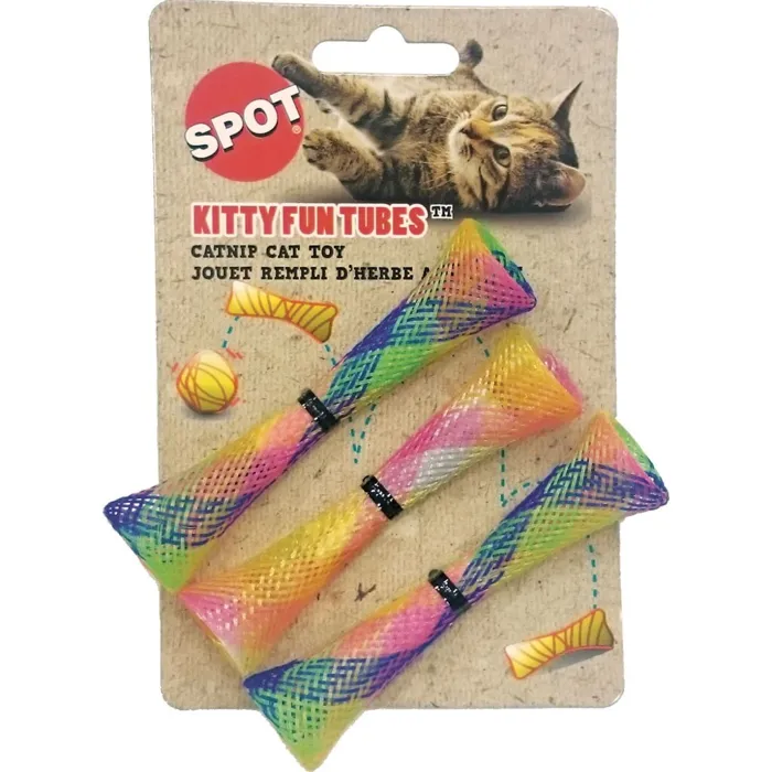 Spot Cat Kitty Fun Tubes 3.25" 3pk